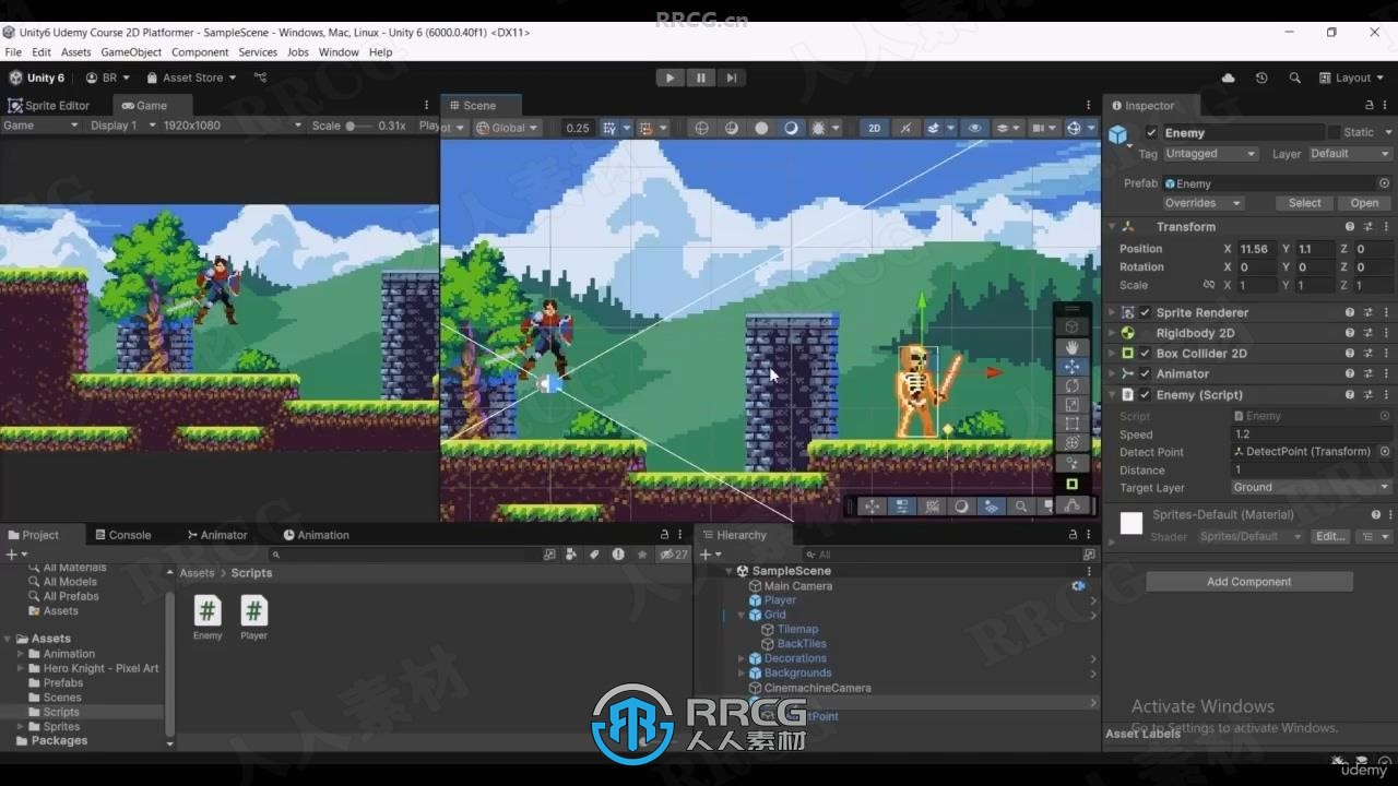 【中文字幕】Unity 6与C# 2D游戏开发绝对零基础入门指南视频教程