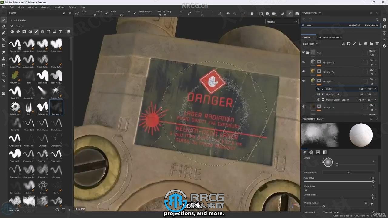 【中文字幕】Blender军事激光瞄准器完整制作全流程视频教程
