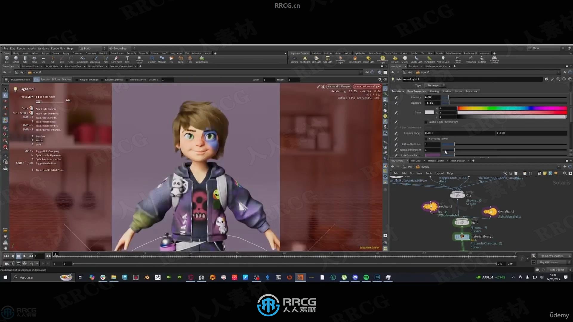 【中文字幕】ZBrush卡通角色设计从建模到渲染完整制作流程视频教程
