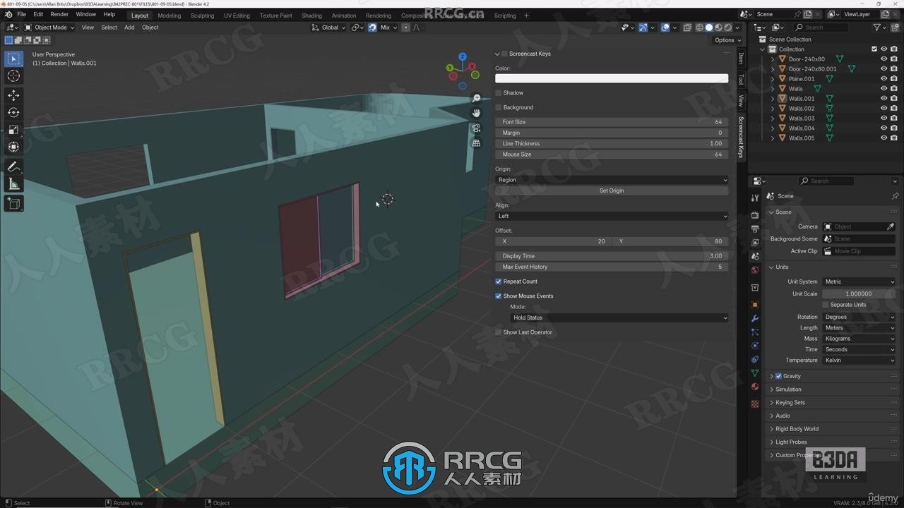 【中文字幕】Blender建筑机械工程精准建模核心技术训练视频教程