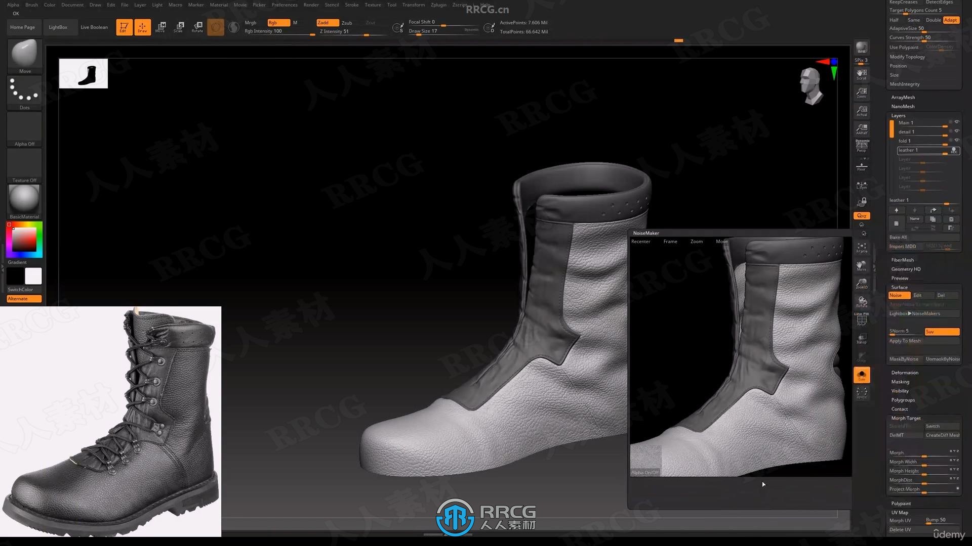 【中文字幕】Zbrush地狱男爵人物角色完整制作全流程视频教程第一季