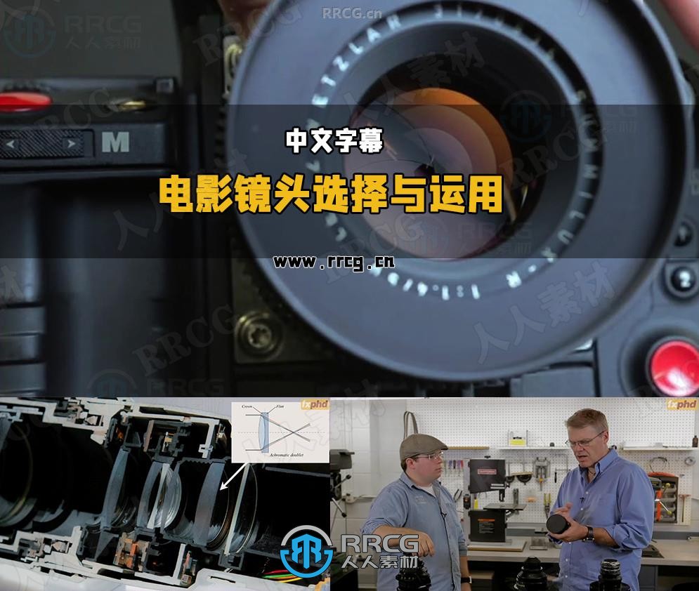 【中文字幕】全面掌握电影镜头的选择测试与创意运用视频教程