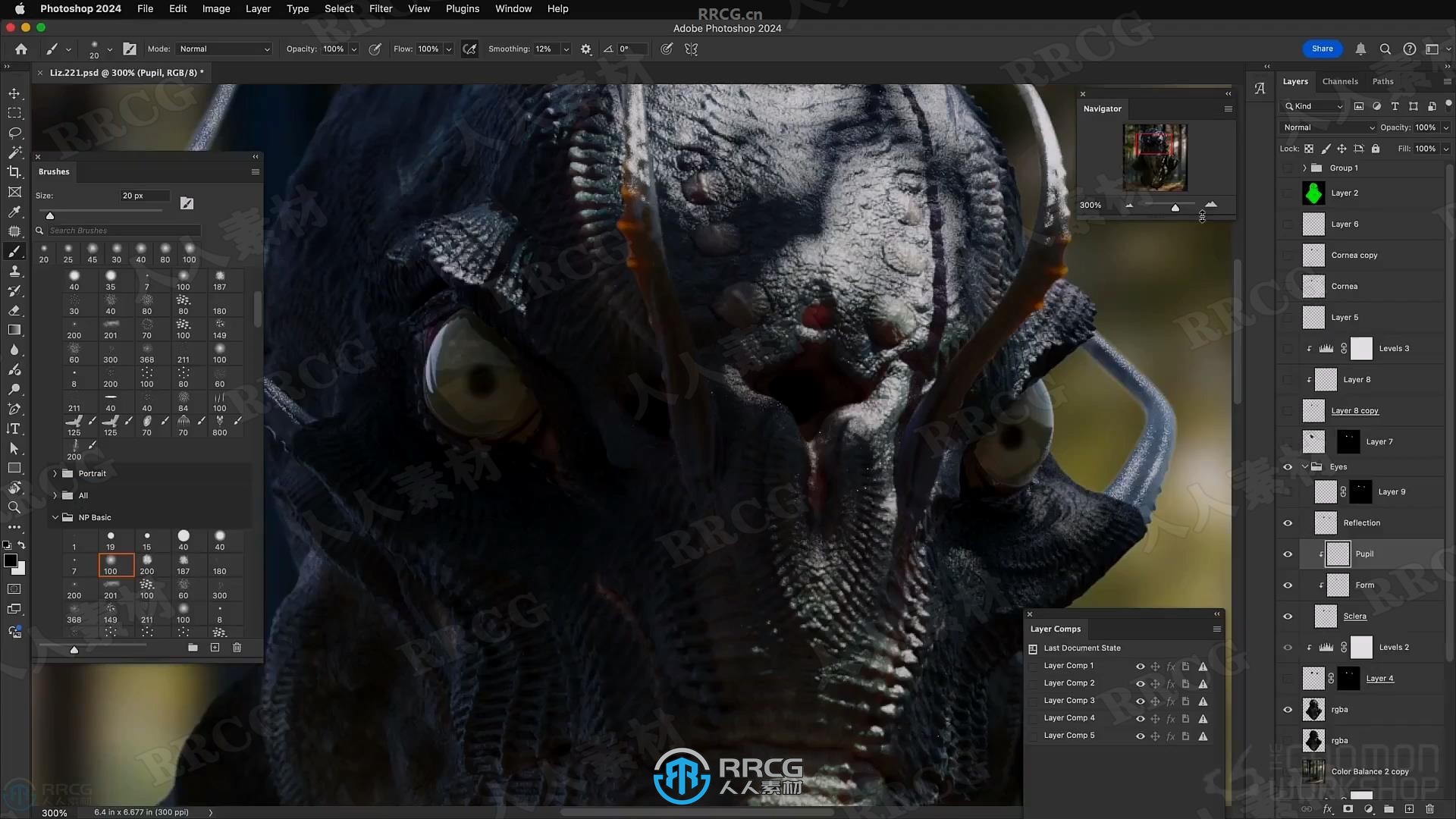 【中文字幕】Zbrush角色雕刻虚拟化妆设计技术视频教程第二季