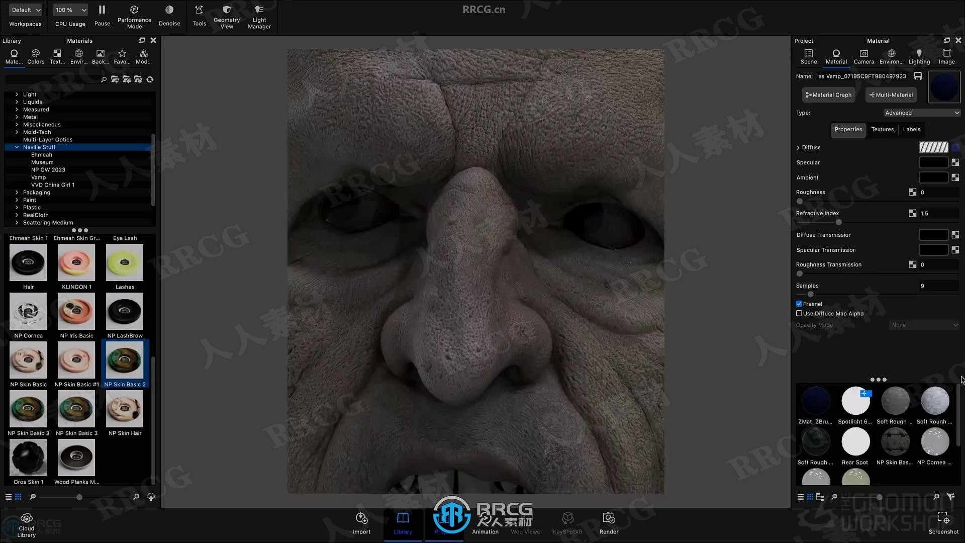 【中文字幕】Zbrush角色雕刻虚拟化妆设计技术视频教程第二季