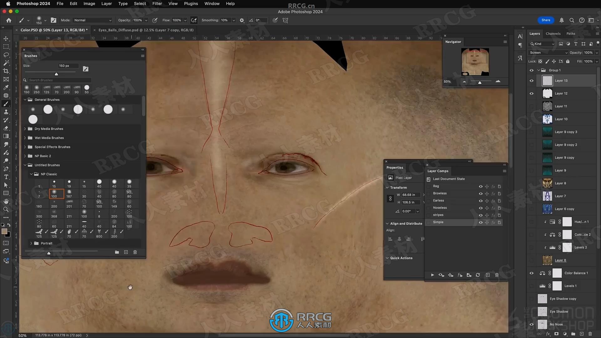 【中文字幕】Zbrush角色雕刻虚拟化妆设计技术视频教程第二季