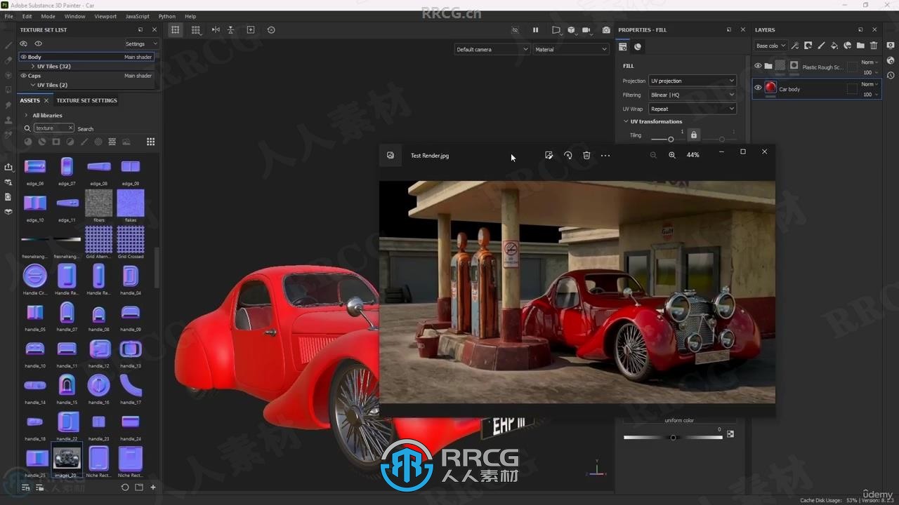 【中文字幕】Substance 3D Painter影视级场景材质制作全流程视频教程