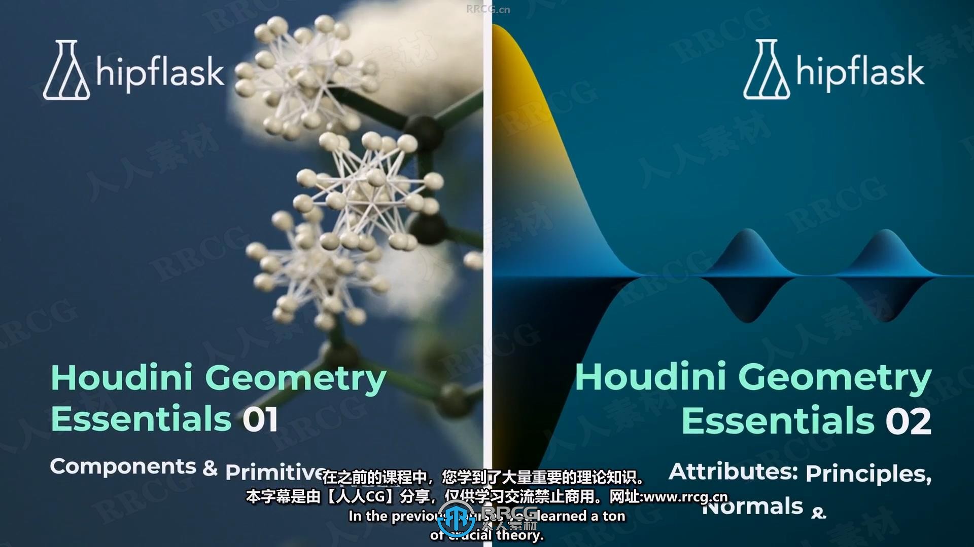 【中文字幕】Houdini几何底层原理处理逻辑核心技术视频教程