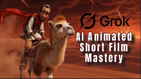 AI Animated Short Film Mastery with Grok Imagine 教程资源 | Udemy - AI Animated Short Film Mastery with Grok Imagine