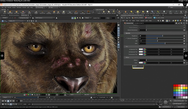 Houdini教程资源 | The Gnomon Workshop - Fantasy Creature Texturing & Look Dev