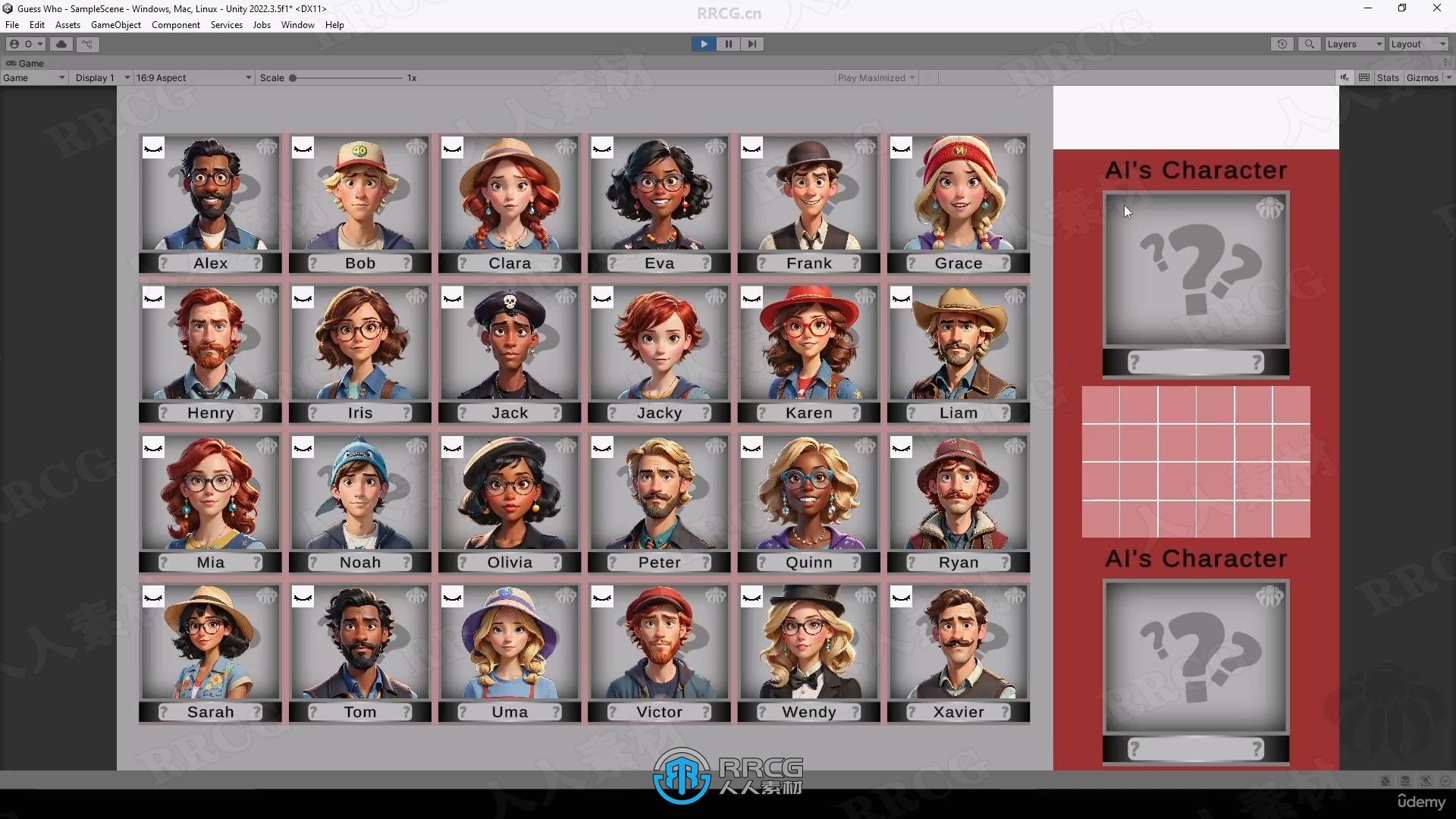 【中文字幕】Unity经典互动竞猜游戏开发制作视频教程