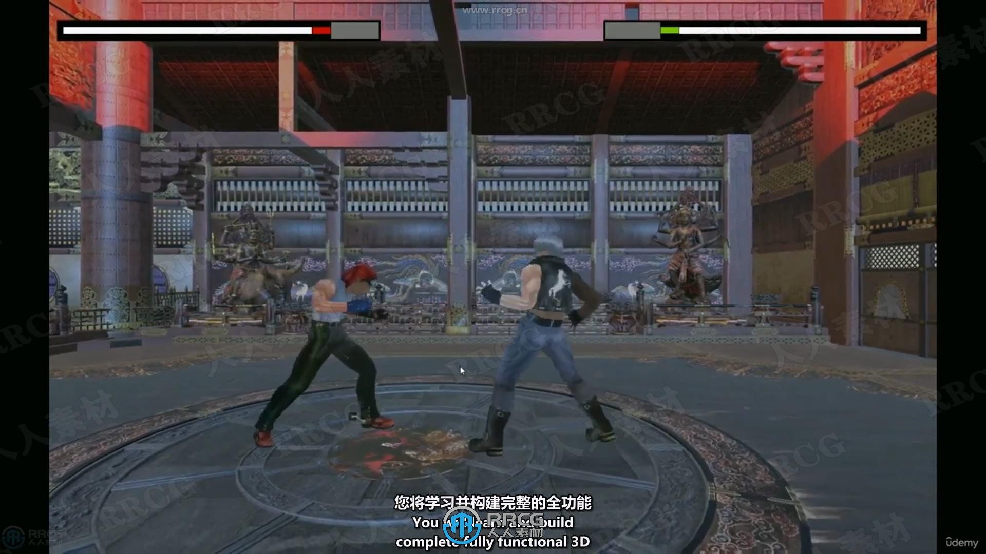 【中文字幕】Unity与C#《铁拳 8》风格格斗游戏开发视频教程