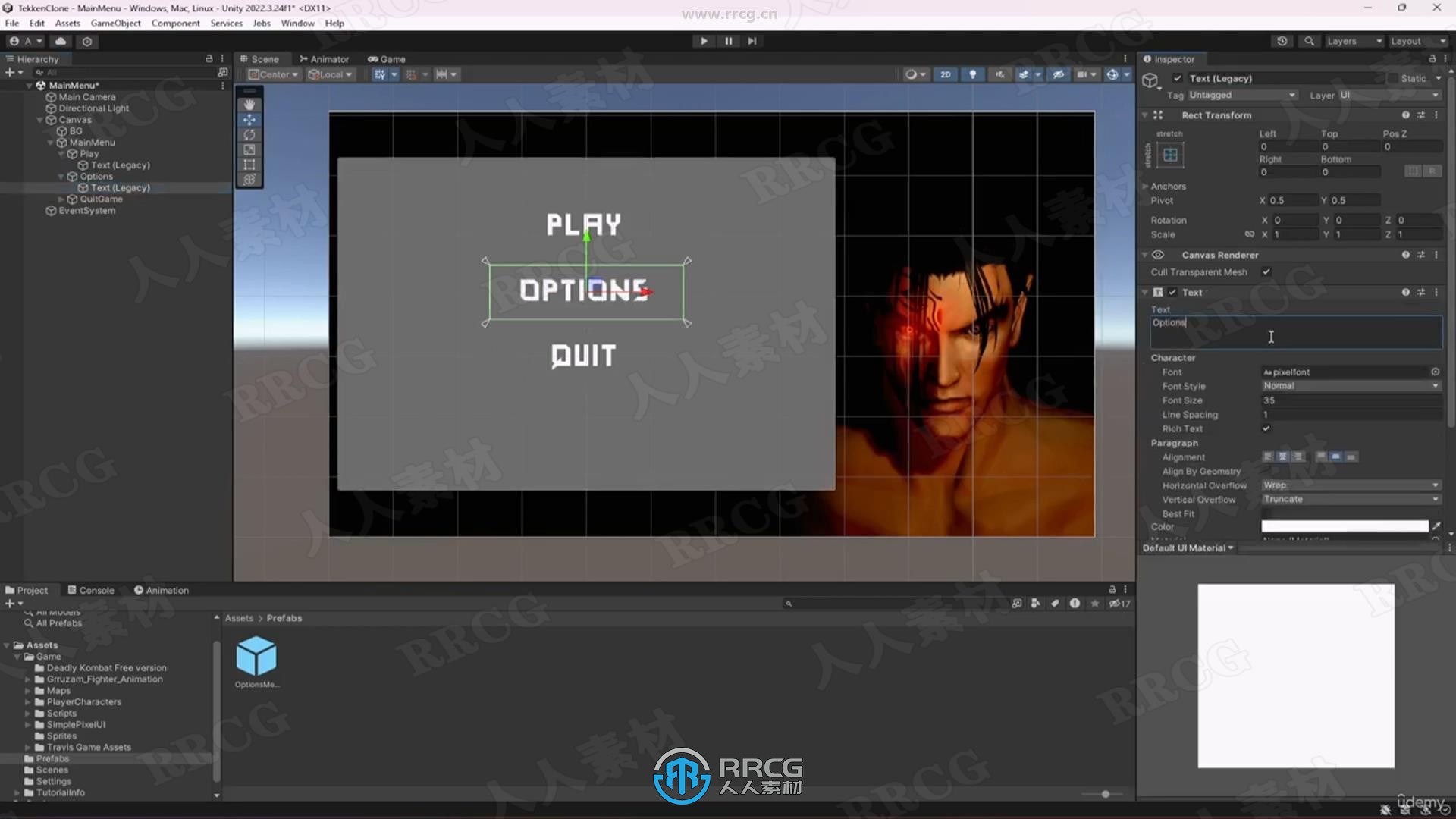 【中文字幕】Unity与C#《铁拳 8》风格格斗游戏开发视频教程