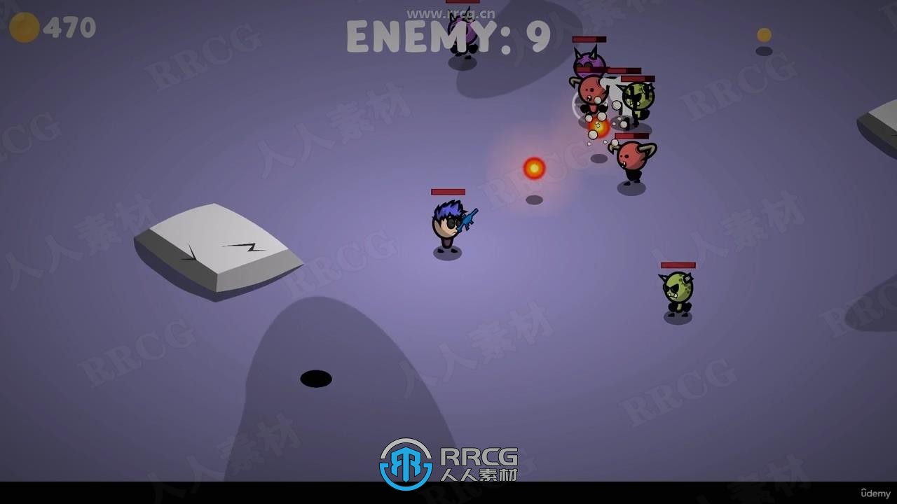 【中文字幕】Godot 4与GDScript 2D游戏开发4个项目实例制作视频教程