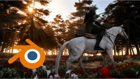 Blender教程资源 | Udemy - Blender 3D Environment Project:Horse Riding Through a Forest
