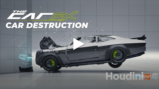 Houdini教程资源 | CGCircuit - The CarFX - Houdini Car Destruction