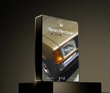 CG资源 | Cinegrams - 16mm Film Grain Overlays