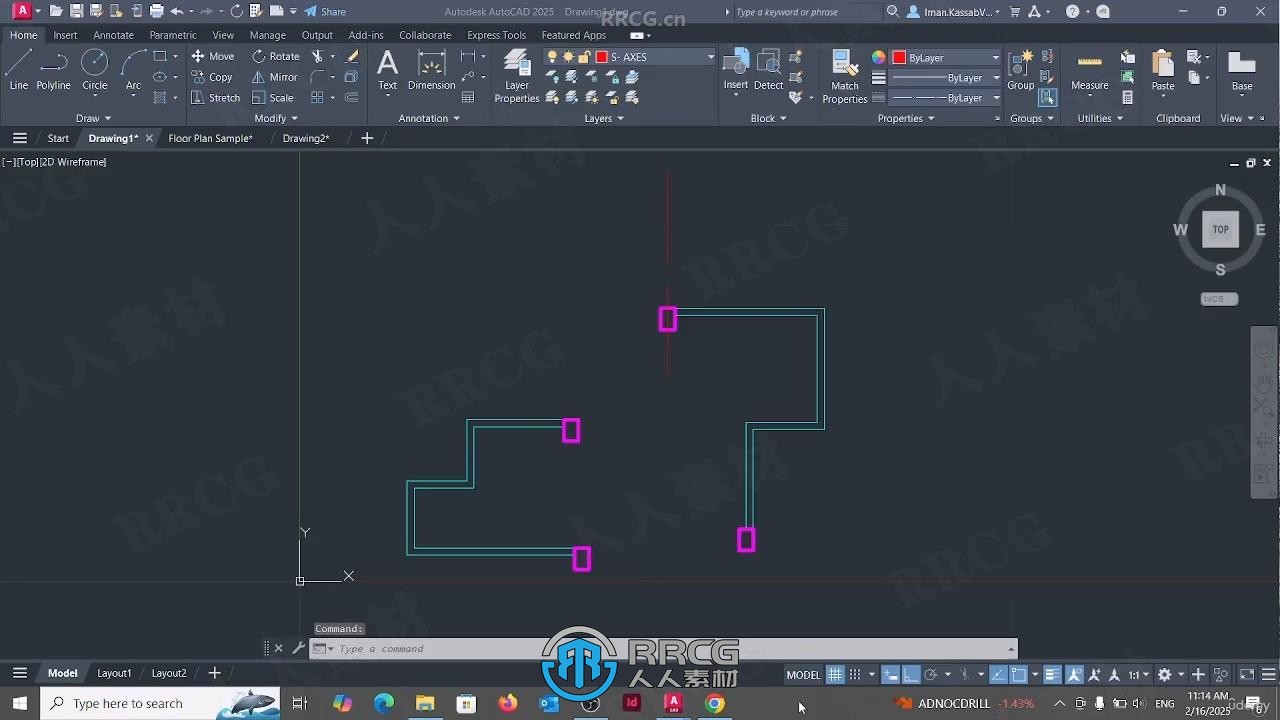 【中文字幕】AutoCAD 2025建筑设计从入门到精通视频教程