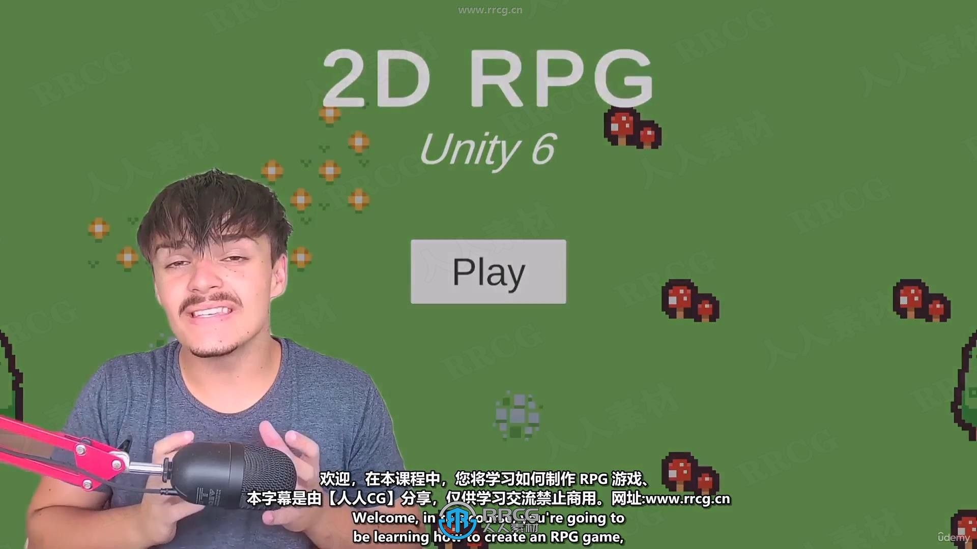【中文字幕】Unity 6角色扮演2D RPG游戏完整制作流程视频教程