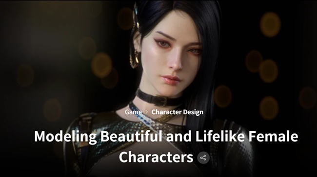 CG资源 | Coloso - Modeling Beautiful and Lifelike Female Characters