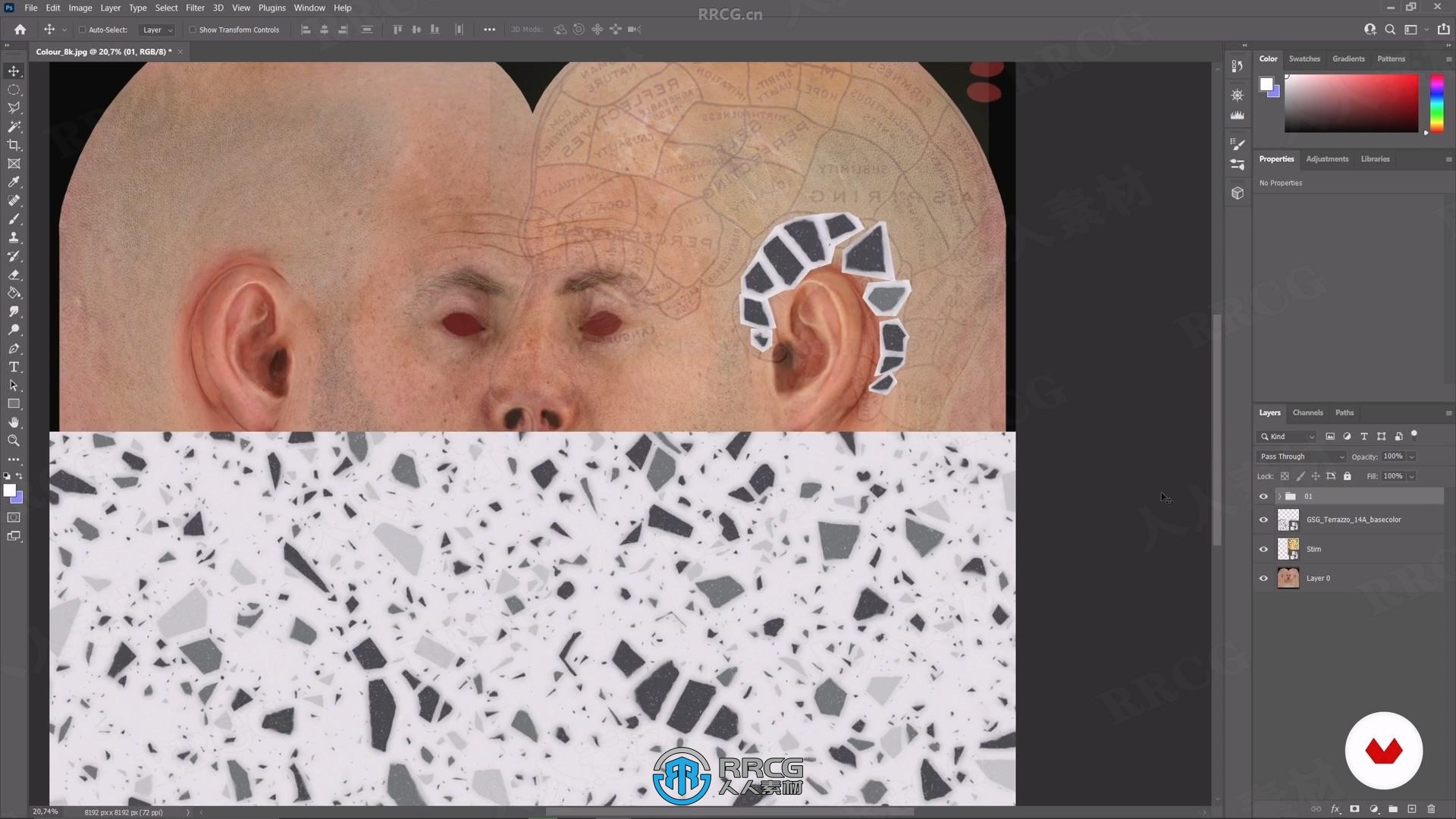 【中文字幕】Cinema 4D肖像抽象动画制作训练视频教程