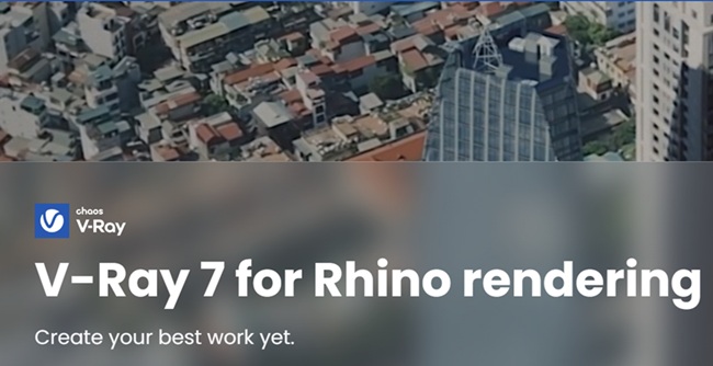 CG资源 | Chaos V - Ray 7 Update 4 (Build 7.40.00) for Rhinoceros 7 - 9 Win