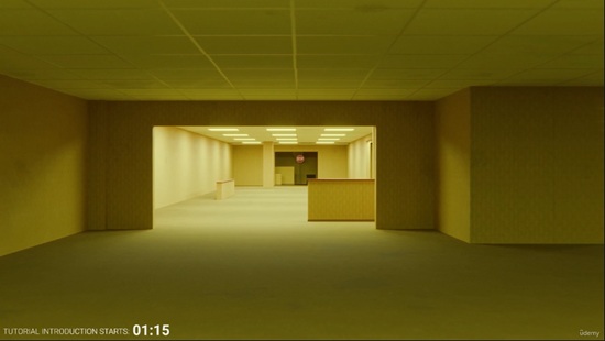 Blender教程资源 | Udemy - Backrooms in Blender 2026 (Procedural and Beginner friendly)