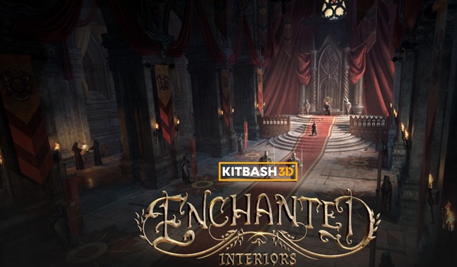 Blender 教程资源 | Kitbash3D - Enchanted Interiors