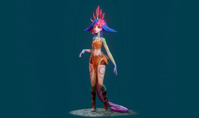 Blender 教程资源 | Artstation - Neeko by Flycat