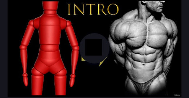 Advance Zbrush Bodybuilder Anatomy Tutorial Vol. 2 软件资源 | Udemy - Advance Zbrush Bodybuilder Anatomy Tutorial Vol. 2