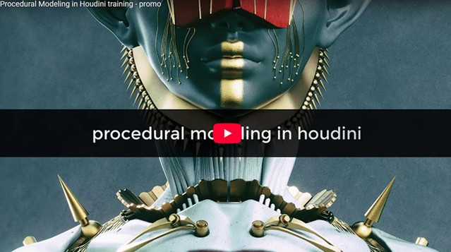 Houdini 教程资源 | Rohan Dalvi - procedural modeling in houdini