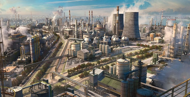 Blender 教程资源 | Kitbash3D - Refineries