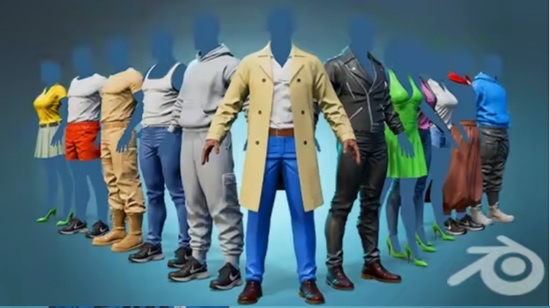 Blender 教程资源 | Udemy - Clothes and Folds exercises course