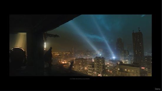 Blender 教程资源 | Udemy - Complete workflow for CG and VFX inside Blender Batman scene