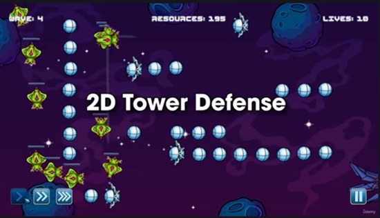 游戏开发教程资源 | Udemy - Unity Game Development: The Ultimate Tower Defense Formula