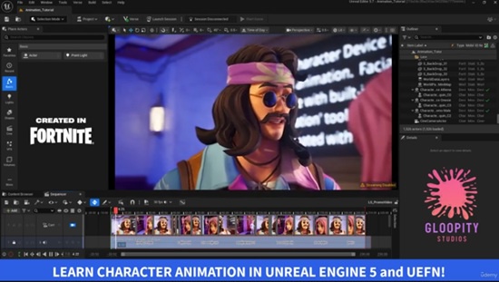 Character Animation in Unreal Engine 5 and UEFN 教程资源 | Udemy - Character Animation in Unreal Engine 5 and UEFN