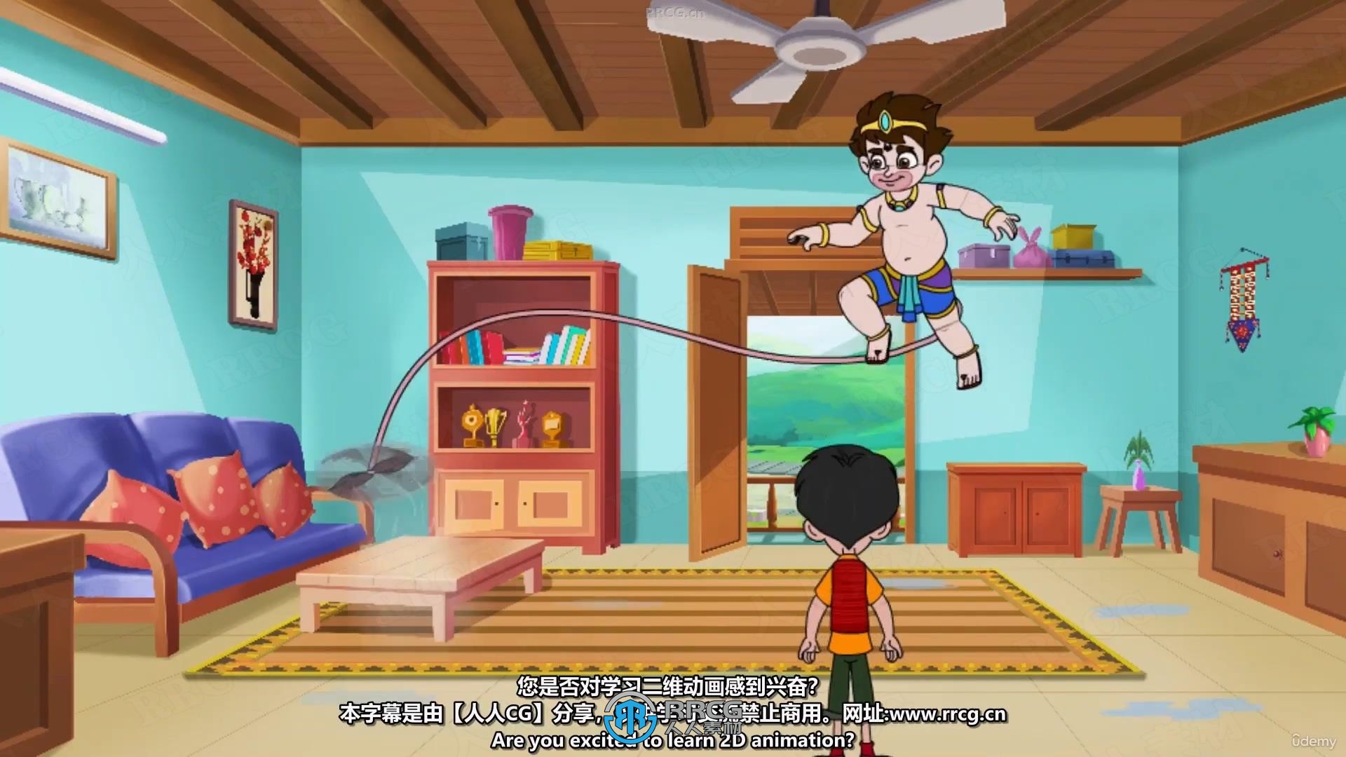【中文字幕】Adobe Animate专业品质2D动画制作技术视频教程