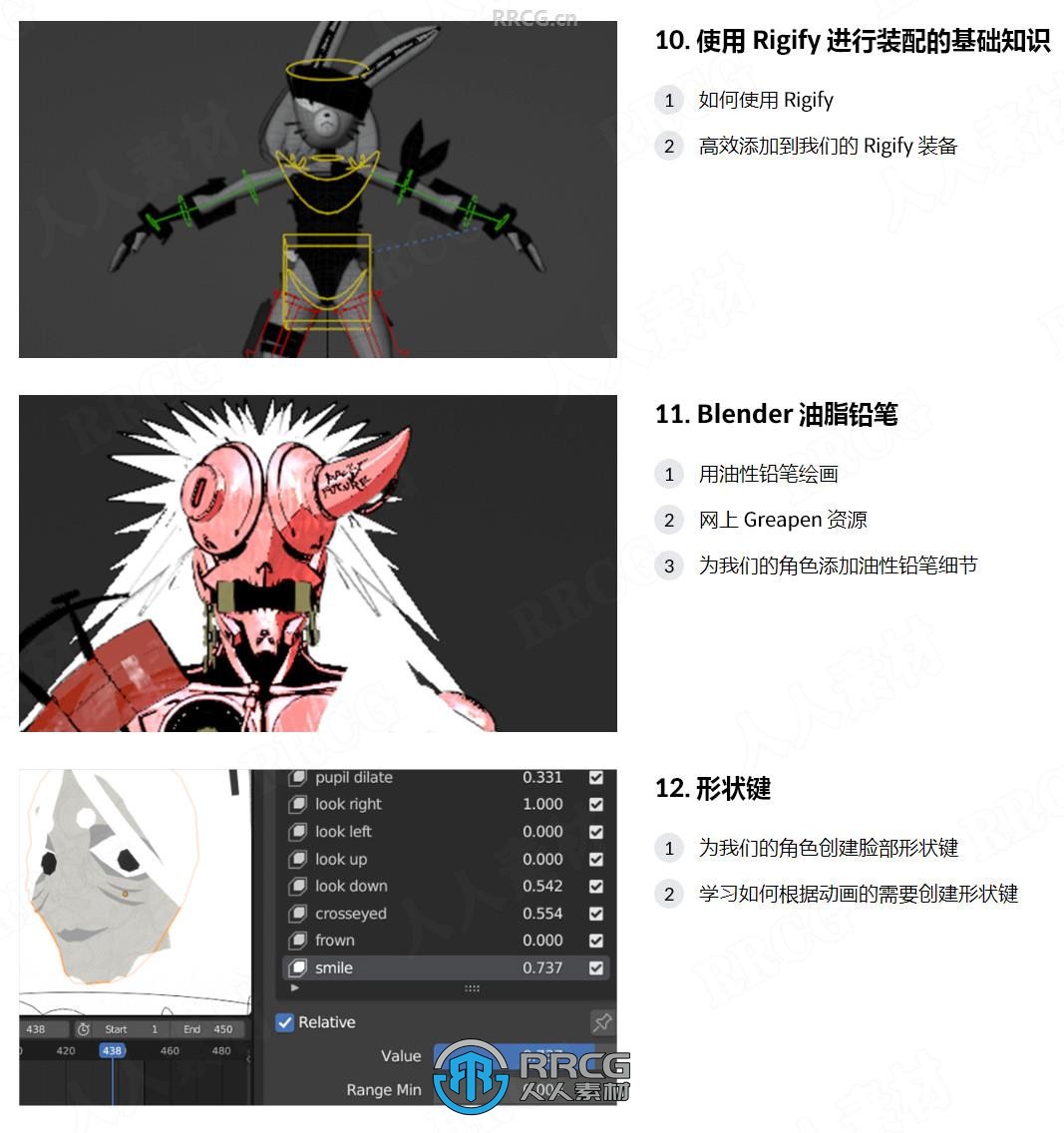 【中文字幕】Blender卡通渲染三渲二角色动画视频教程