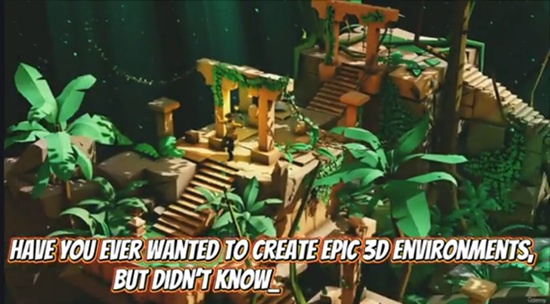 Blender 教程资源 | Udemy - Create a Stylized Fort for Games - Blender to Substance