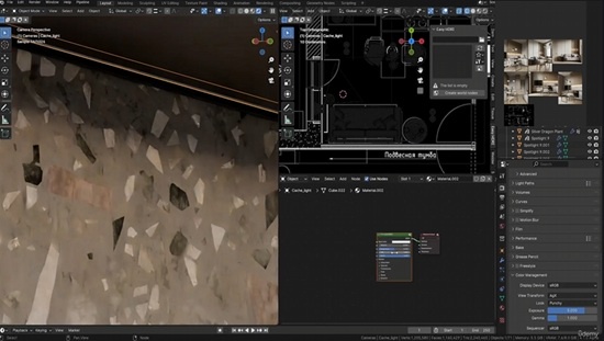 Blender 教程资源 | Udemy - Learn interior archviz in blender
