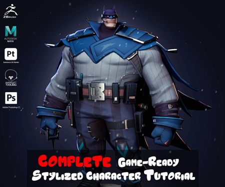 Blender 教程资源 | Gumroad - COMPLETE Stylized Character Tutorial