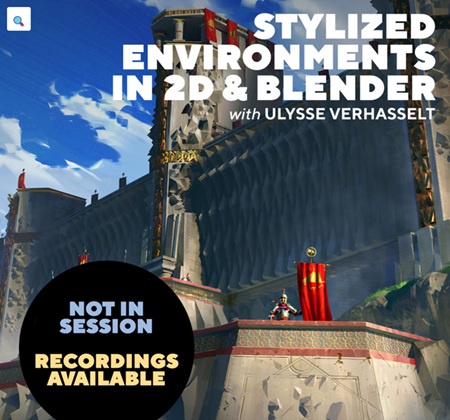 Blender教程资源 | Underpaint Academy - Stylized Environments in 2D & Blender