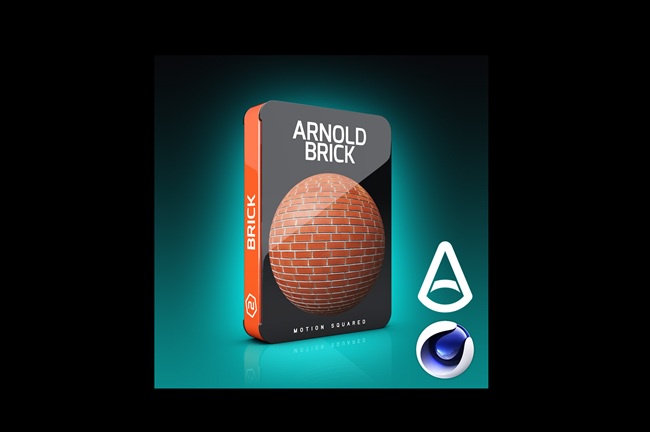 C4D渲染动画教程资源 | Motion Squared - Arnold for Cinema 4D Material Collection
