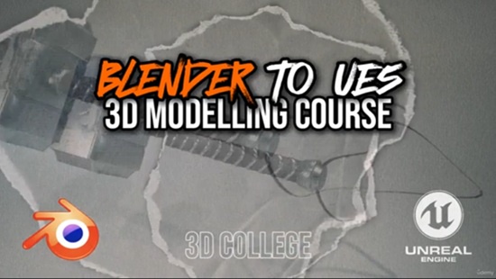 Blender 教程资源 | Udemy - Blender 3D for Beginners: 3D Modelling (Compatible with 4.4)