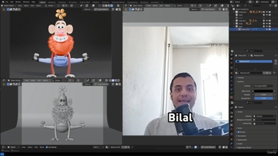 Blender 教程资源 | Udemy - Blender Character Design for Beginners - No Sculpting