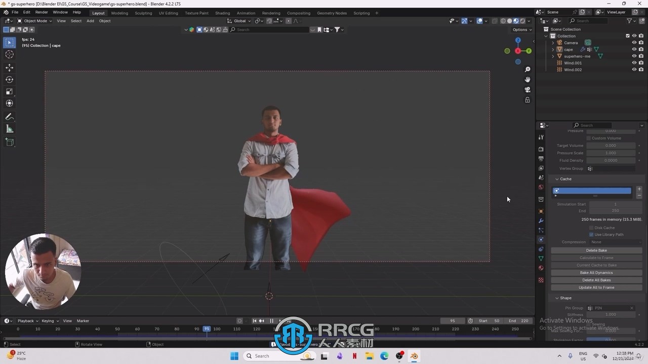 【中文字幕】Blender绿幕抠像特效合成技术视频教程