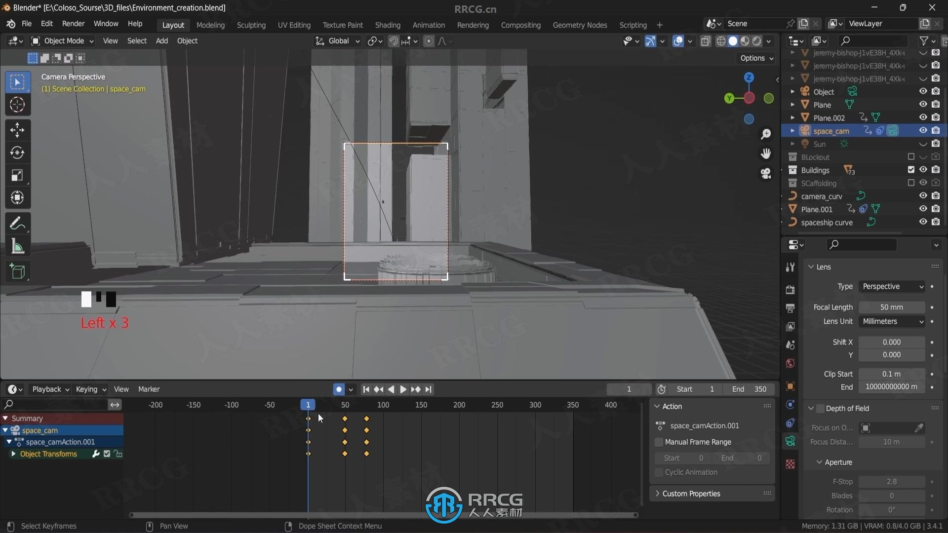 【中文字幕】Blender赛博科幻世界完整制作流程视频教程