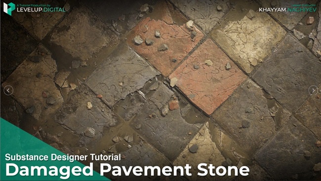 FlippedNormals - Damaged Pavement Stone 资源 | FlippedNormals - Damaged Pavement Stone