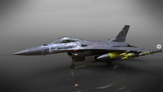 F 16 falcon fighter. Mastering Plasticity 3D 1.4 2024 教程资源 | Artstation - F 16 falcon fighter. Mastering Plasticity 3D 1.4 2024