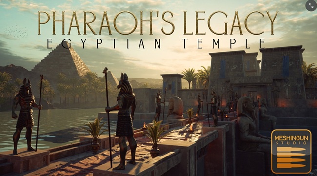 游戏开发教程资源 | Fab - Pharaoh’s Legacy: Egyptian Temple Megapack UE5