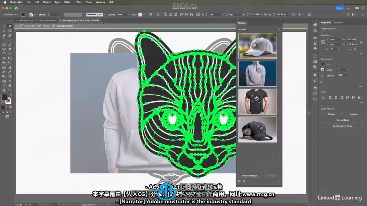 【中文字幕】Illustrator 2025全面核心技术训练视频教程